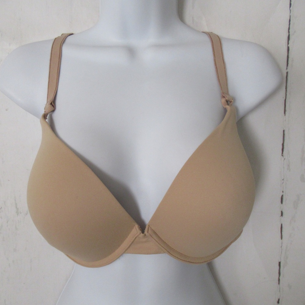 Soma Bra 38D Beige Padded Embraceable Tailored Push Up Underwire Back Closure